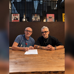 Marco Stanzani e Filadelfo Castro, fondatore di Osa Music 