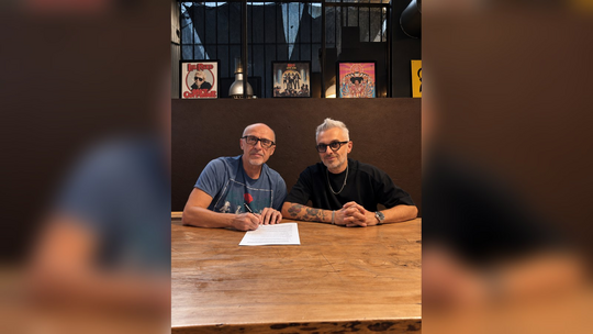 Marco Stanzani e Filadelfo Castro, fondatore di Osa Music 