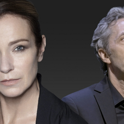 Stefania Rocca e Stefano Giavazzi, protagonisti di «Balene e nasi turchini» 