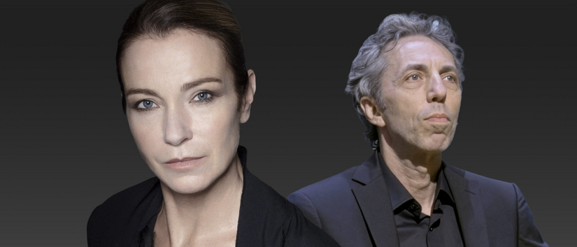 Stefania Rocca e Stefano Giavazzi, protagonisti di «Balene e nasi turchini» 