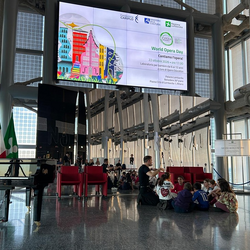 I bambini del laboratorio «Cantiamo l'Opera!» a Palazzo Lombardia 
