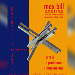 L'invito di «max bill. l'arte è un problema d'innovazione» 