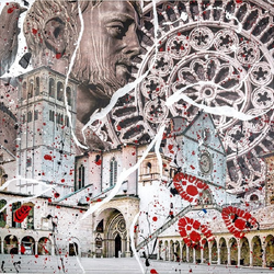 «Assisi e la pace», un'opera di Milo 
