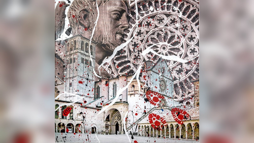 «Assisi e la pace», un'opera di Milo 