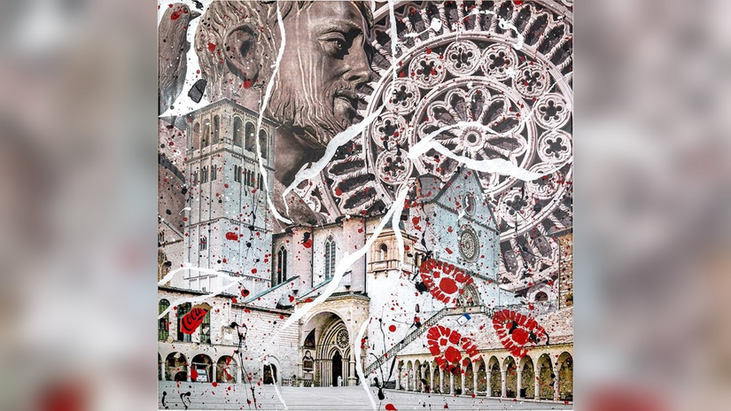 «Assisi e la pace», un'opera di Milo 