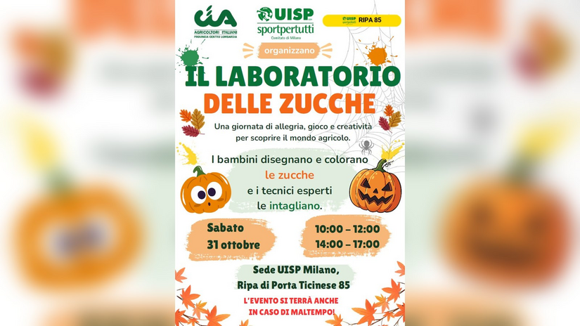 La locandina del Laboratorio delle Zucche a Ripa 85 