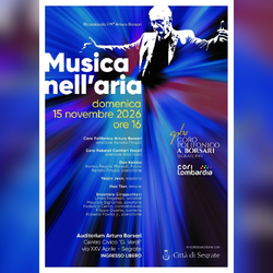 La locandina del concerto «Musica nell'aria» a Segrate 