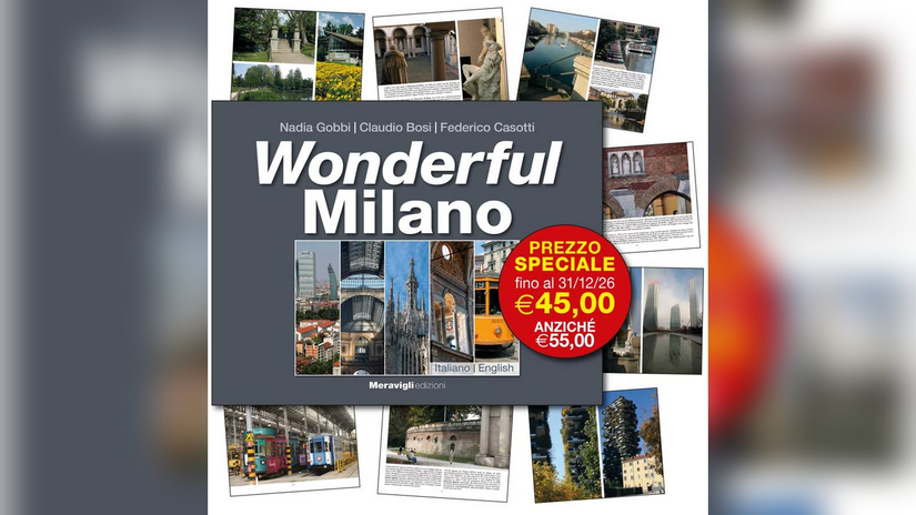 La copertina della strenna «Wonderful Milano» di Edizioni Meravigli 