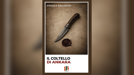 La copertina de «Il Coltello di Ankara» di Andrea Ballerini 