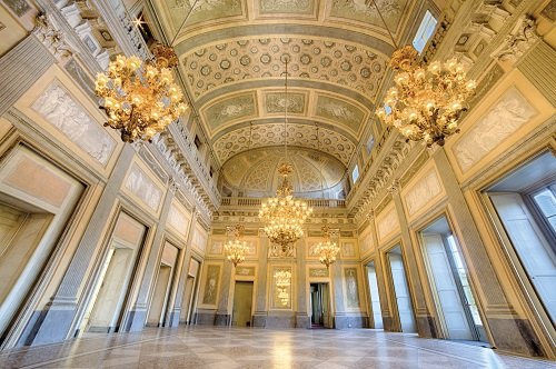 Sala da ballo, Sale di rappresentanza, Primo Piano Nobili, Villa Reale
Foto Mario Donadoni - Archivio Consorzio Villa Reale e Parco di Monza 
