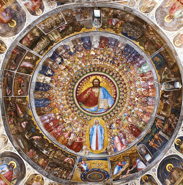 Padova, Battistero della Cattedrale, Giusto de’ Menabuoi,
interno della cupola 