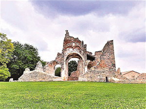 L’abbazia
di Sant’Eustachio a
Nervesa della Battaglia 