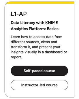 Self-paced course Knime 