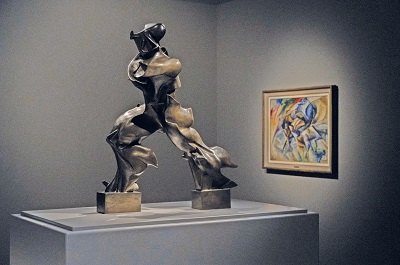 Galleria Futurismo. Umberto Boccioni,
“Forme uniche della continuità nello spazio”.
ph Margherita Gnaccolini 