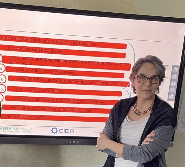 Ilaria Magni docente del modulo a Scuola di Parità 