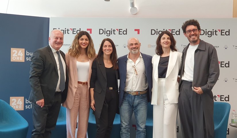 Da sinistra: Valter Quercioli, Sofia Piermattei, Debora De Nuzzo, Alessandro Donadio, Teresa Potenza, Andrea Banfi 