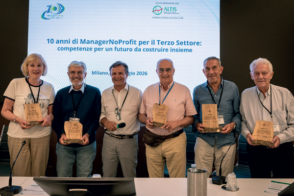 Premiazione fondatori ManagerNoProfit 