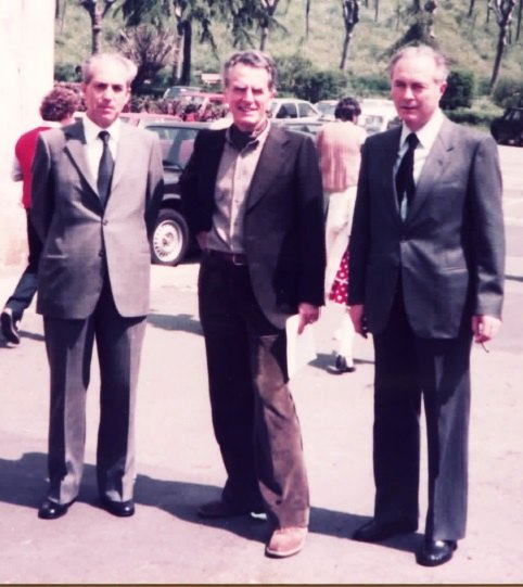 ANSALDO - Staff Dirigenziale anni ‘70 : Roberto Lauro (Dir. Divisione), Daniele Luigi Milvio (A.D. ANSALDO) e Gian Luigi Mele (Dir. Stabilimento macchine elettriche) 