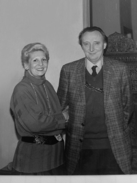 Antonio Vanoni con la moglie Ursula 
