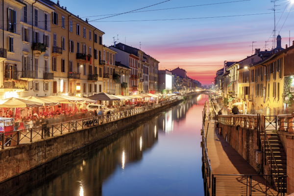 Il Naviglio Grande a Milano