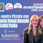 Maria Elena Boschi e Lella Paita alla pizzata di Italia Viva Milano 