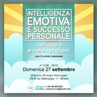La locandina del corso Intelligenza emotiva e successo personale 
