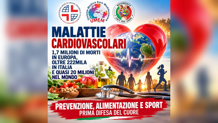Infografica Amsi sulle malattie cardiovascolari 