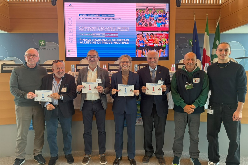 La presentazione dei Campionati di prove multiple a Palazzo Lombardia 