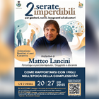 La locandina degli incontri con Matteo Lancini ad Assago 