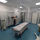 Uno degli ambienti del pronto soccorso rinnovato dell'ospedale di Melzo 
