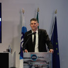 Gianluca Giuliano, segretario nazionale di UGL Salute, durante un intervento 