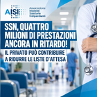 L'infografica dell'AISI sulle prestazioni sanitarie in ritardo 