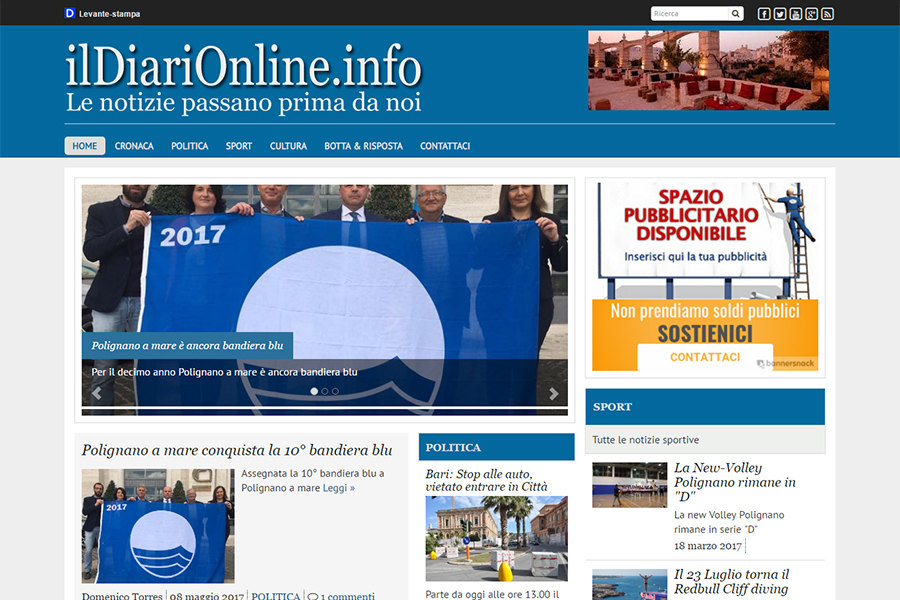 Nasce una nuova iniziativa editoriale nel Barese, a Polignano a Mare